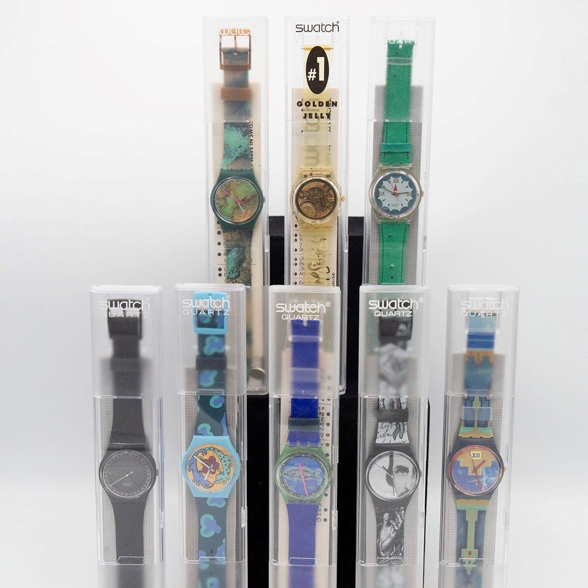 Swatch : Set di 8 Swatch classici  - Asta FASHION & COLLECTING - LTWID Auction House