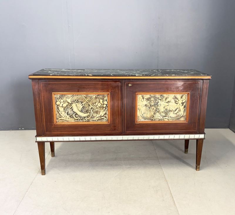 Paolo Buffa Small Sideboard, 1950s Venduto Pamono