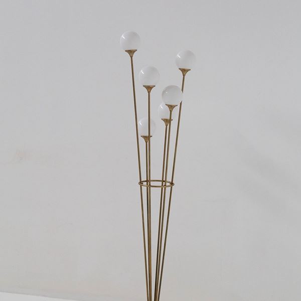 Lampada da terra Italiana Mod. Alberello in ottone