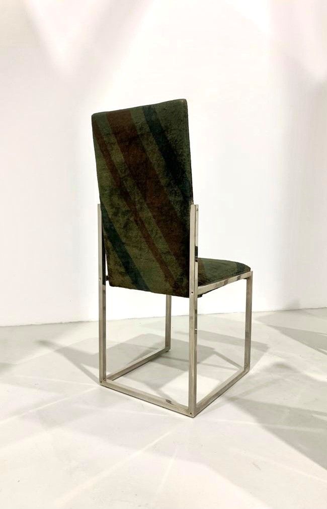 TURRI. Quattro sedie in tessuto Missoni