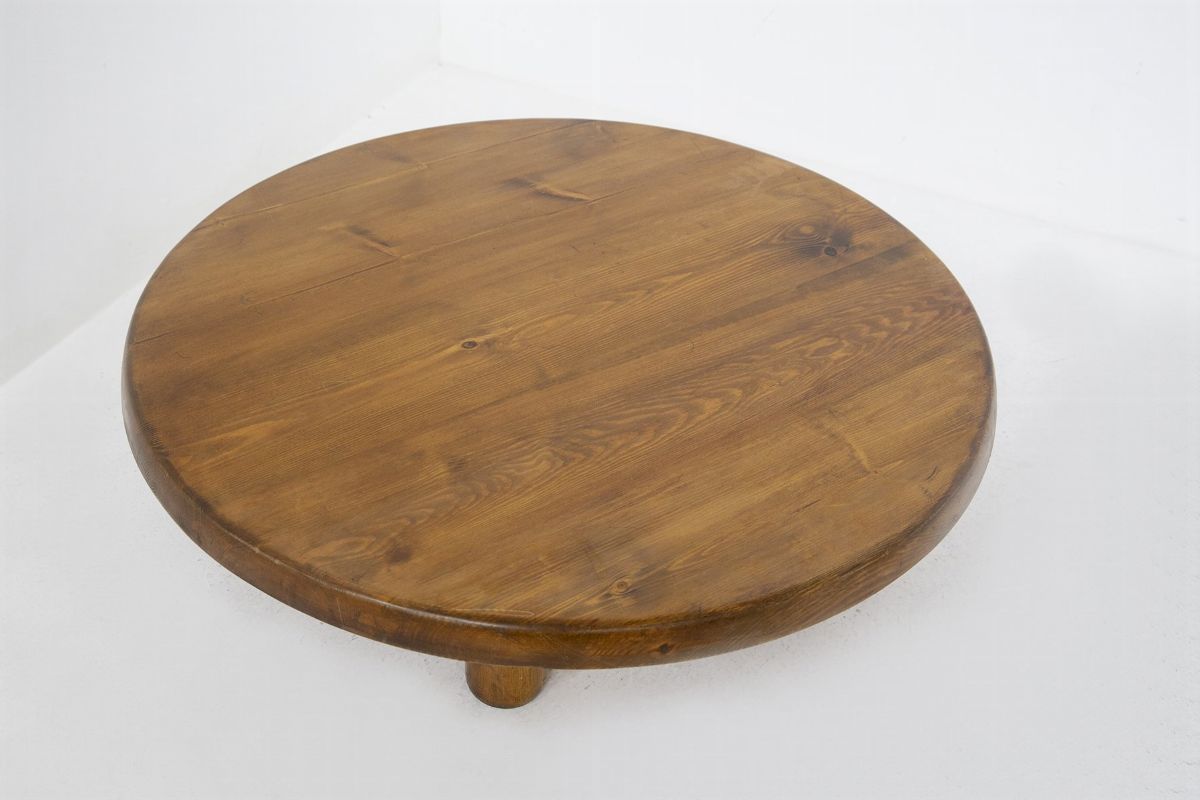 Charlotte Perriand Vintage Coffee Table in Wood