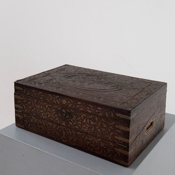 Travel writing desk that belonged to Sir Faiyaz Ali Khan. India
