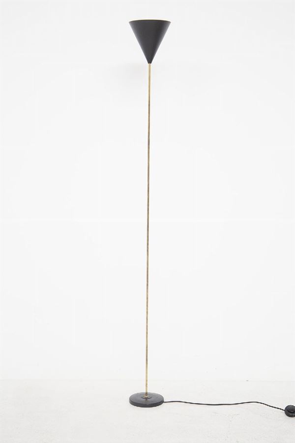 Luigi Caccia Dominioni - Lampada da terra in ottone Monachella