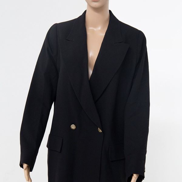 Rocco Barocco - RoccoBarocco Vintage Black Wool Jacket