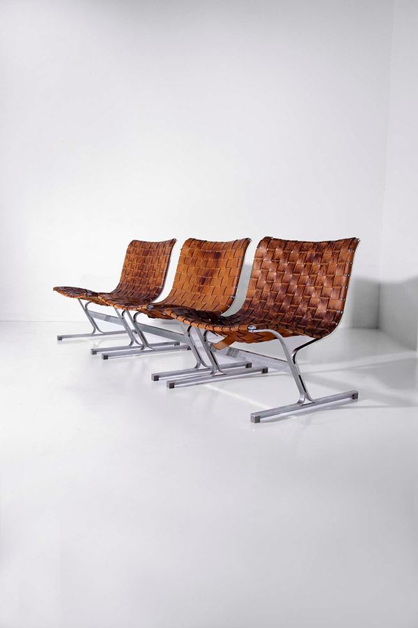 Ross Littel - Set of 3 armchairs PLR 1