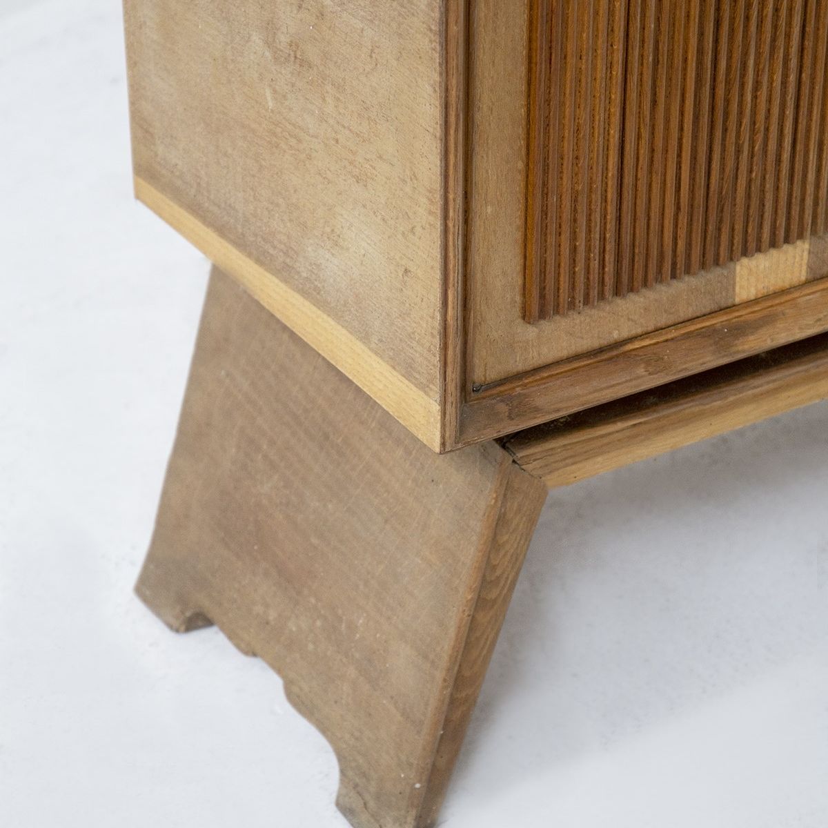 Vintage Bookcase Cabinet in Wood By Paolo Buffa