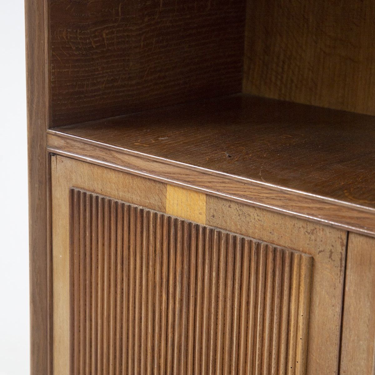 Vintage Bookcase Cabinet in Wood By Paolo Buffa