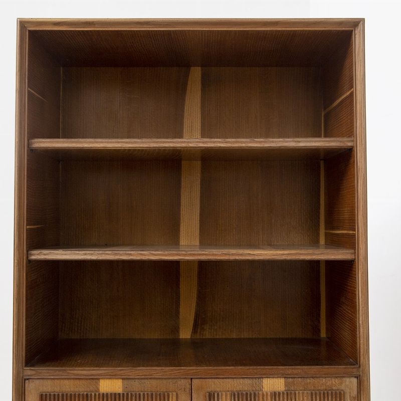 Vintage Bookcase Cabinet in Wood By Paolo Buffa