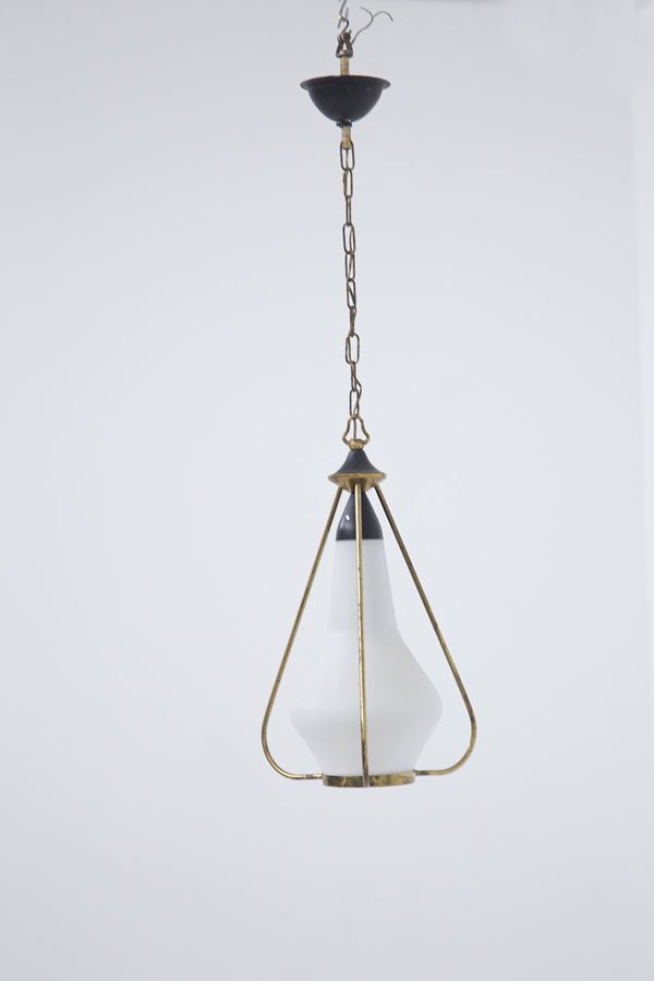 Stilnovo - Pendant in Opaline Glass 