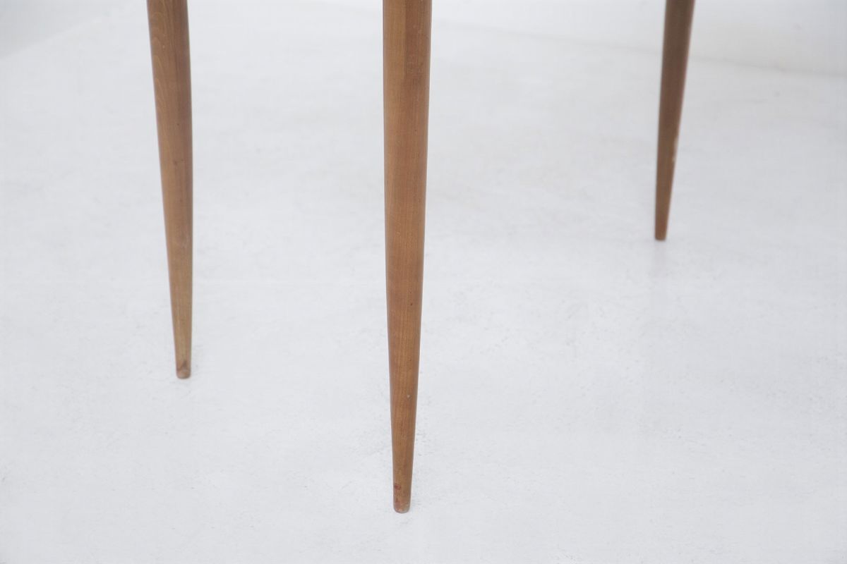 Vintage Desk in Wood And Brass By Paolo Buffa
