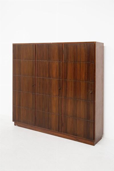 Osvaldo Borsani Living Room Cabinet Or Closed Bookcase
