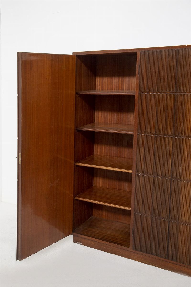 Osvaldo Borsani Living Room Cabinet Or Closed Bookcase