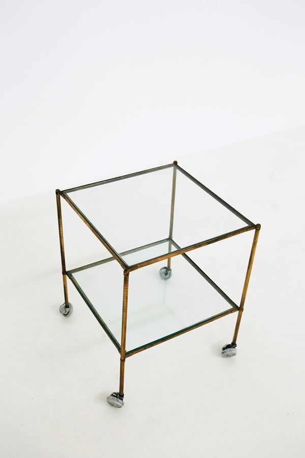 Corrado  Corradi dell'Acqua - Coffee table with castors