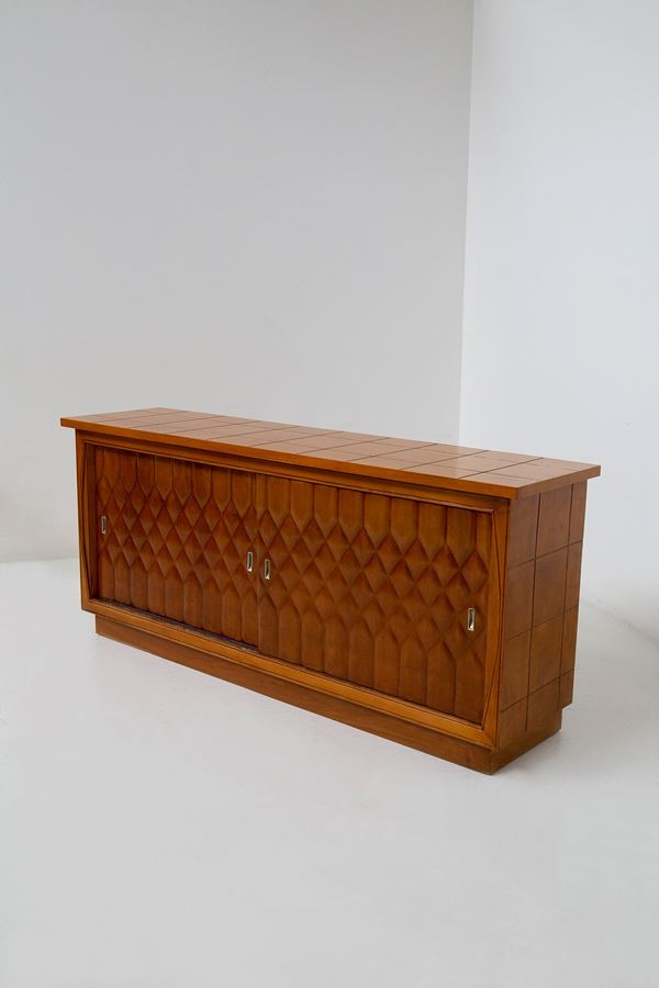 Paolo Buffa - Credenza con bugne Attr.