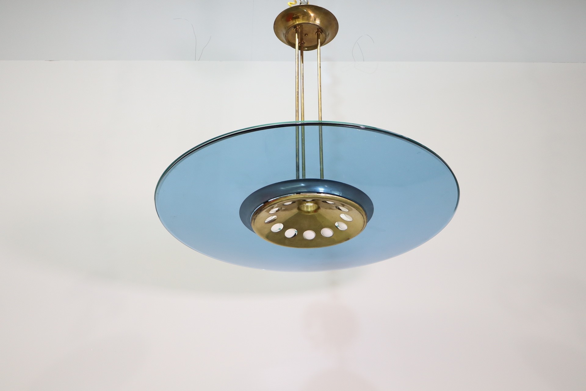 Max Ingrand : Lampadario  Mod 1508  - Asta Top Design - LTWID Auction House