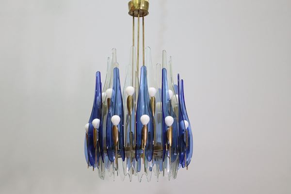 Max Ingrand - Lampadario Mod. Dahlia Fontana Arte