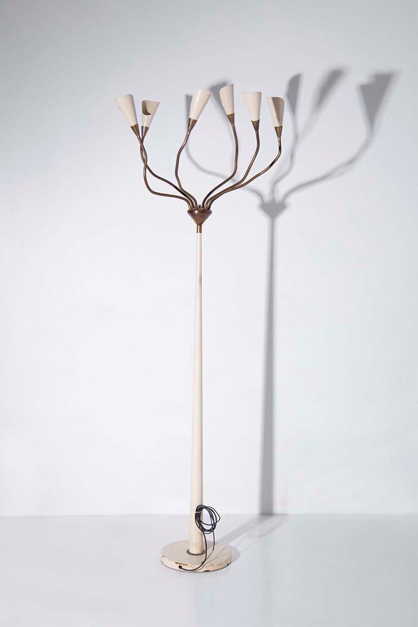 Lampada da terra regolabile