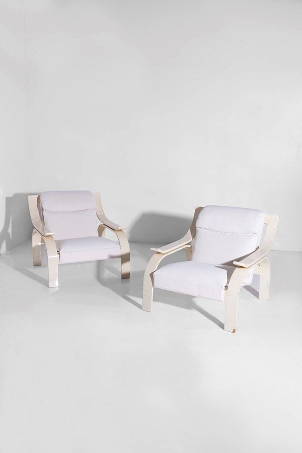 Marco Zanuso - Woodline Armchairs