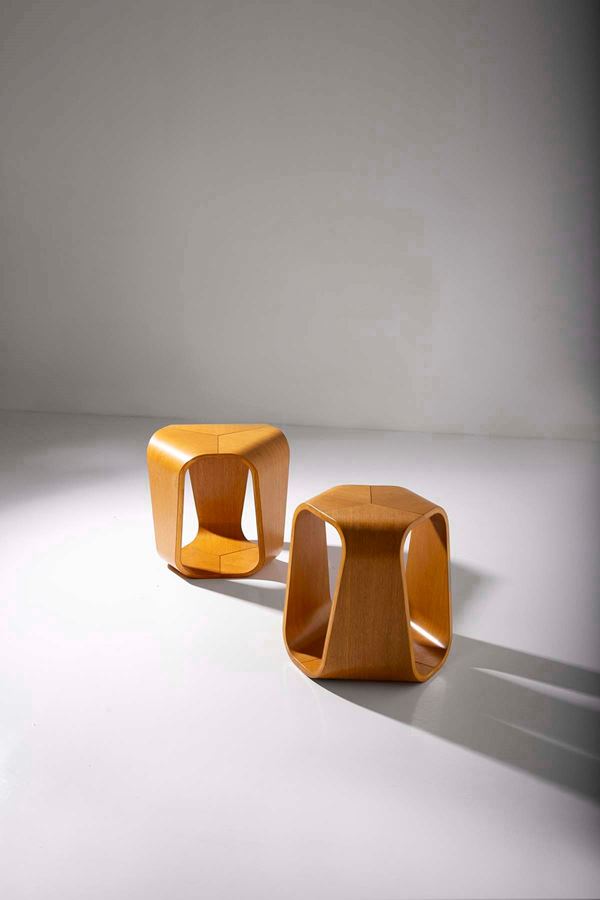 Enrico Cesana - Pair Coffee Tables Model Infinity