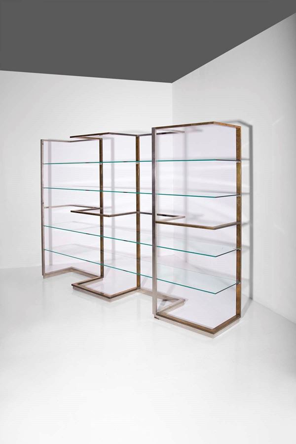 Turri - Libreria in Ottone e Vetro