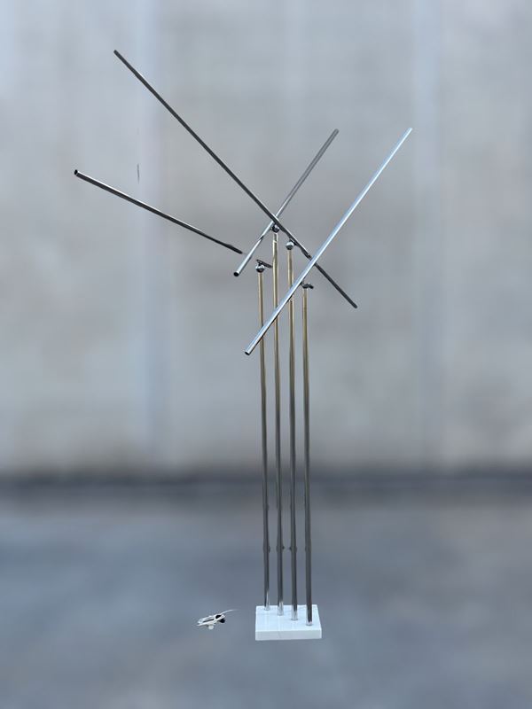 Sergio Moscheni for Selenova Rare Giraffa Floorlamp,