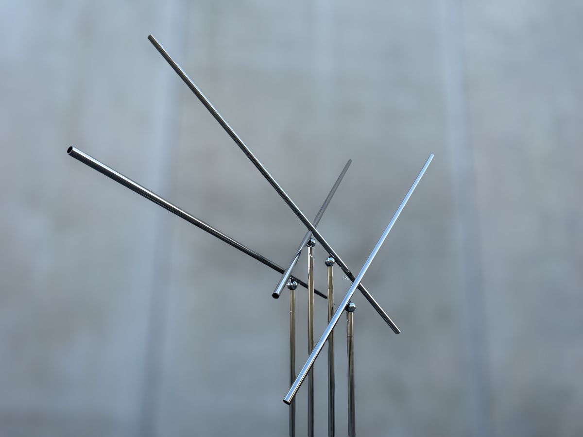 Sergio Moscheni For Selenova Rare Giraffa Floorlamp,