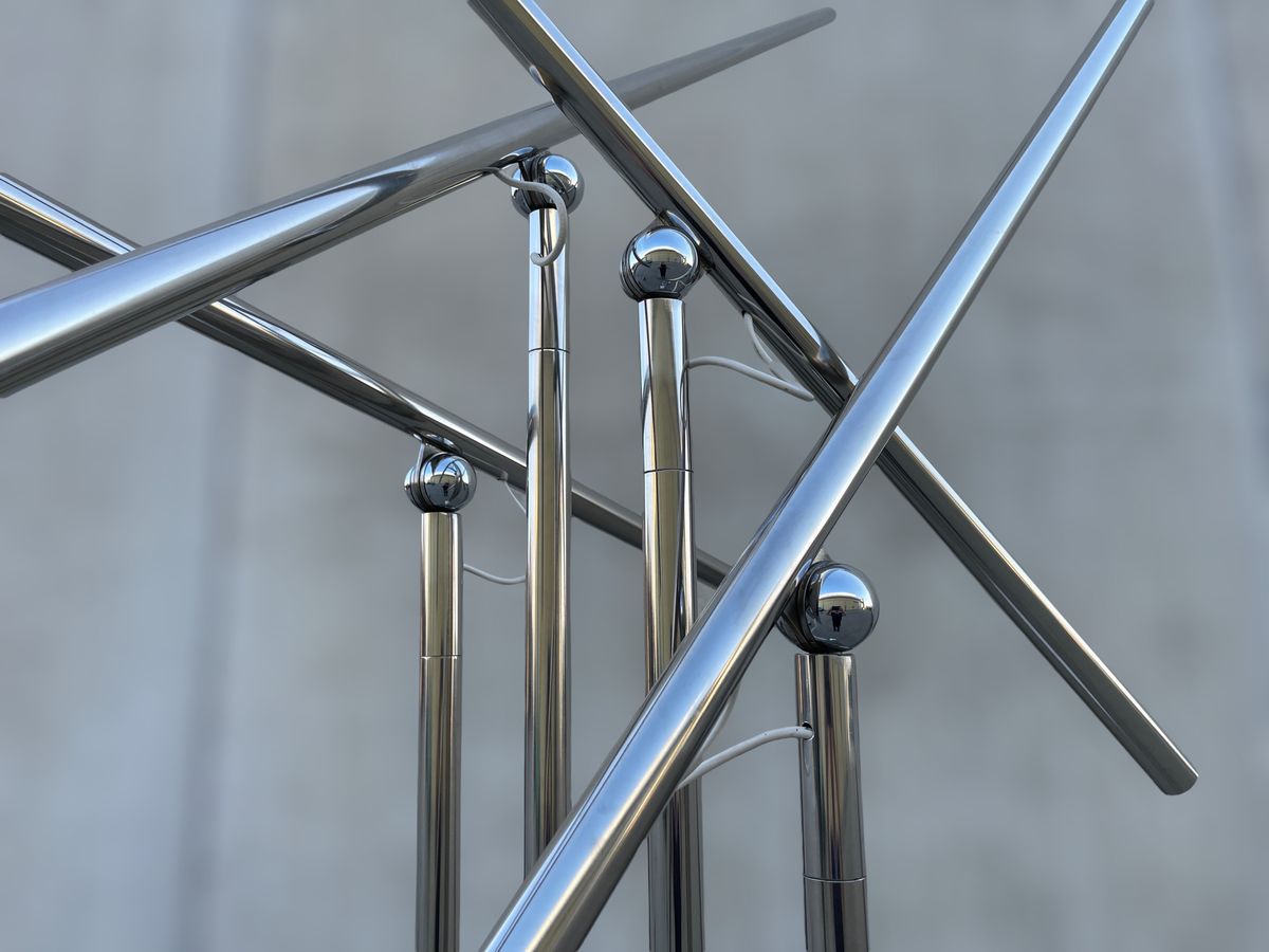 Sergio Moscheni For Selenova Rare Giraffa Floorlamp,