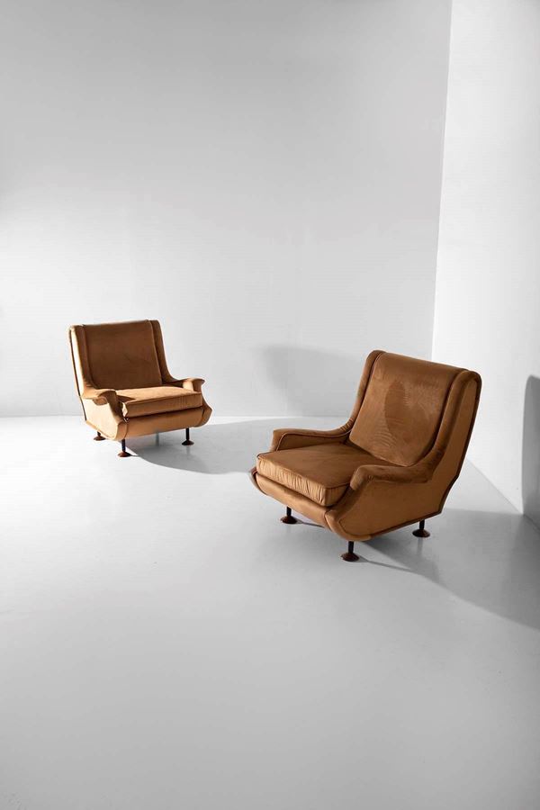 Marco Zanuso - Pair of Arflex armchairs
