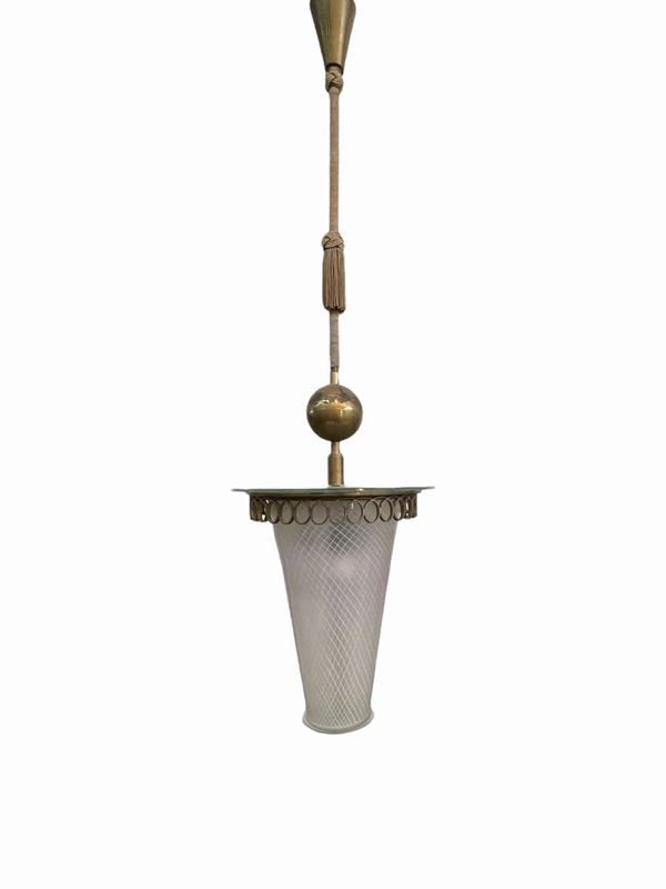 Osvaldo Borsani - Lampadario Fontana Arte