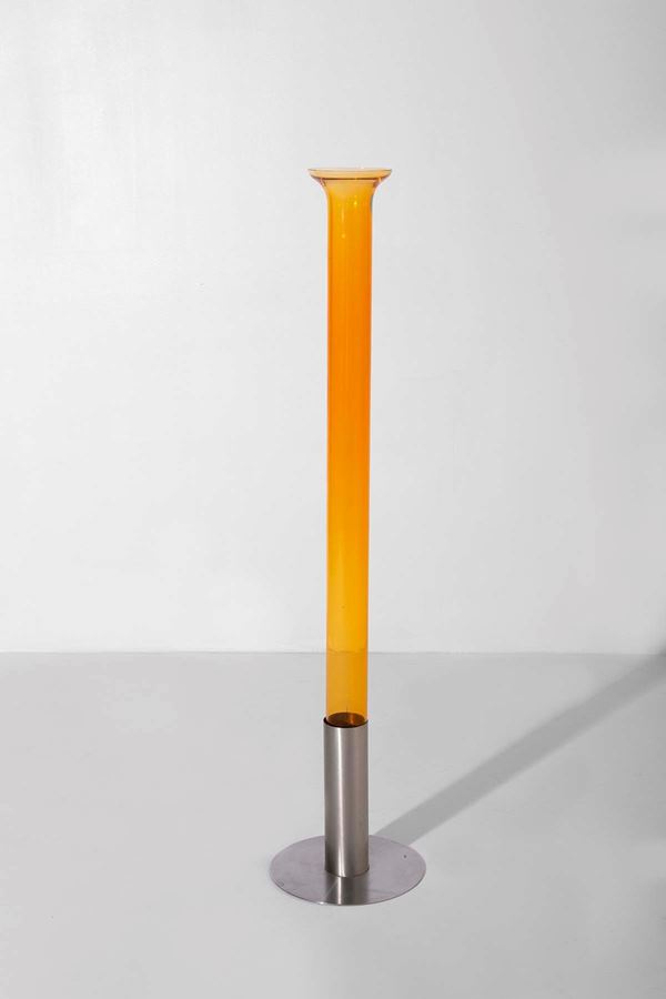Ico Parisi - Orange vase with certificate