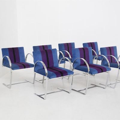 Van Der Rohe Six Chairs, 1970s