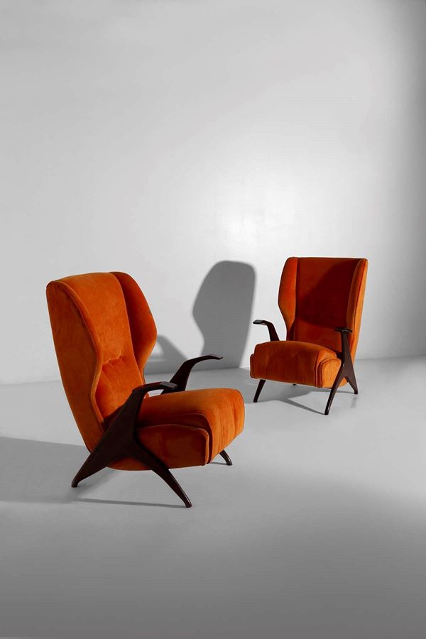 Giovanni Gariboldi - Pair of armchairs