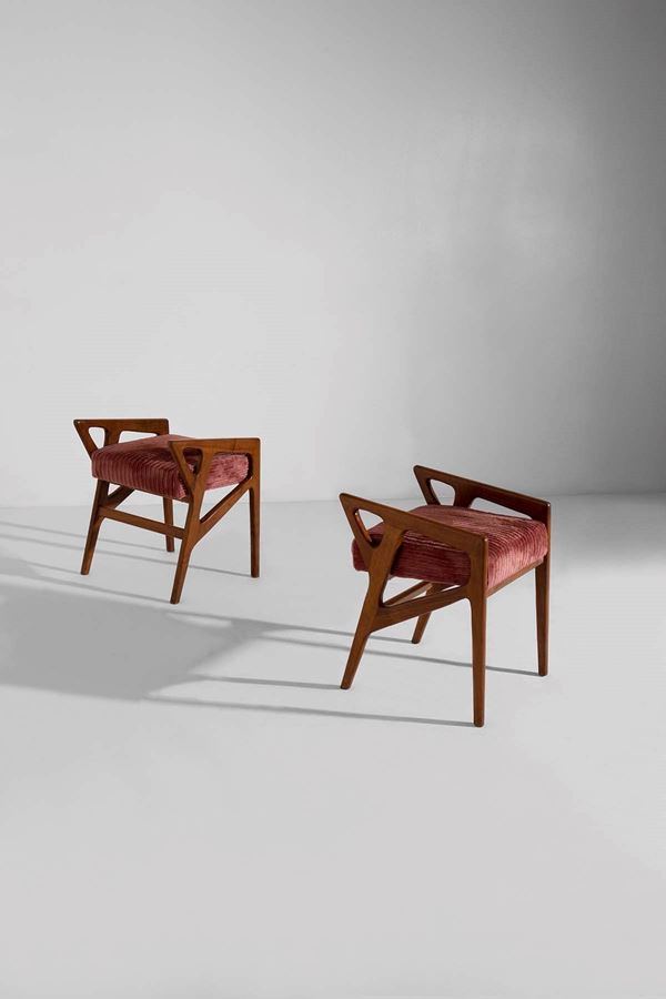 Gio Ponti - Coppia di sgabelli