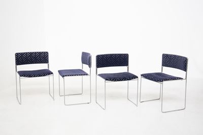 Preben Fabricius And Jørgen Kastholm For Kill International Four Chairs, 1960s