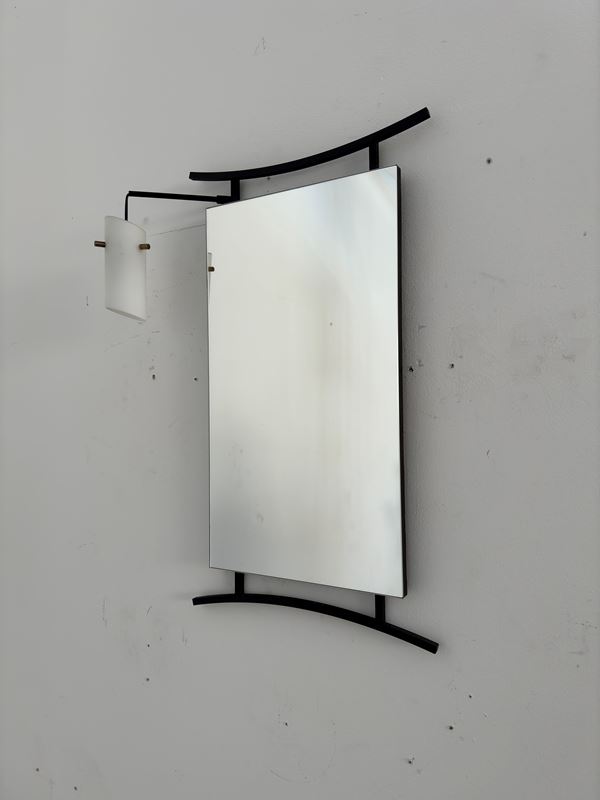 Santambrogio De Berti - Mirror with lamp (attr.)