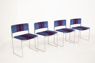 Preben Fabricius And Jørgen Kastholm For Kill International Four Chairs, 1960s