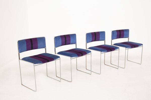 Fabricius Preben,Jorgen Kastholm - Preben Fabricius and Jørgen Kastholm for Kill International Four chairs, 1960s