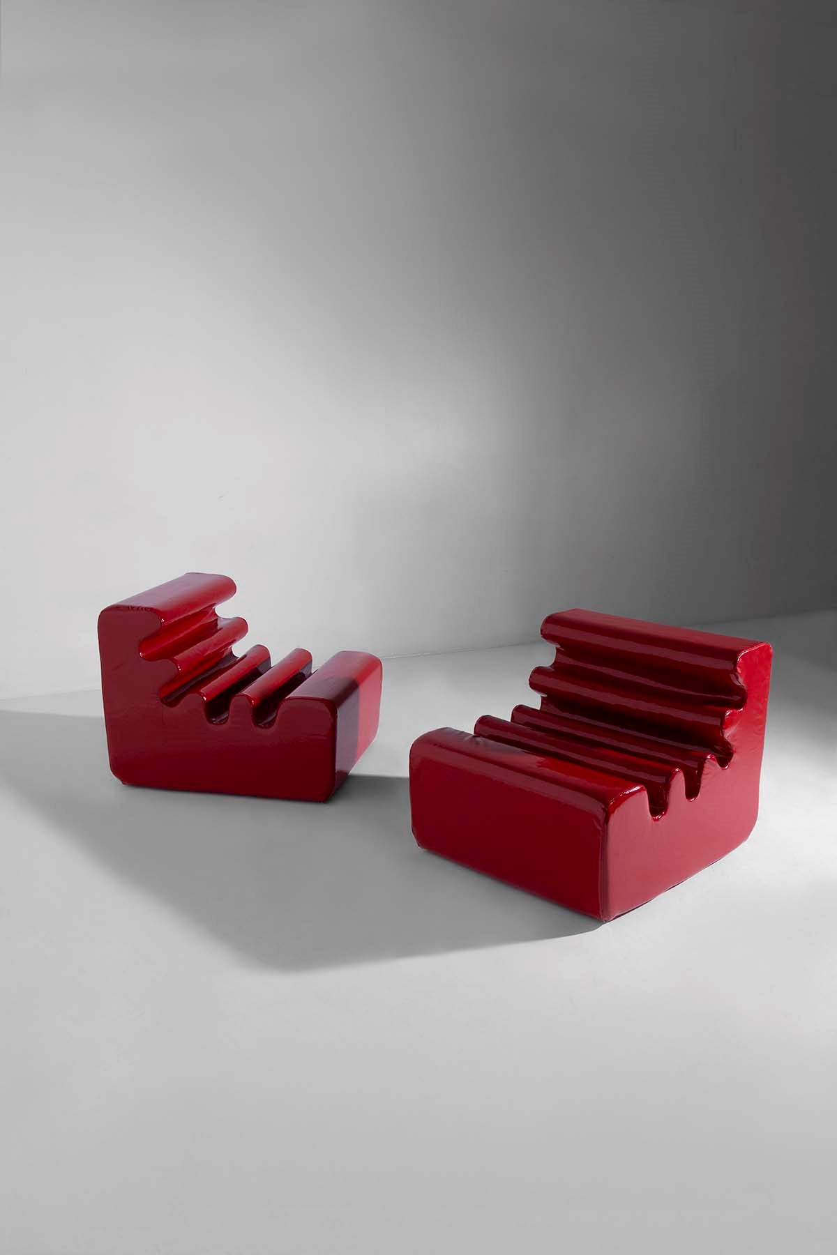 Beckmann Liisi : Armchairs red  - Auction Top Design - LTWID Auction House