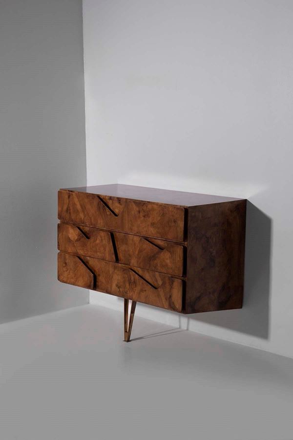 Gio Ponti - Cassettiera in radica