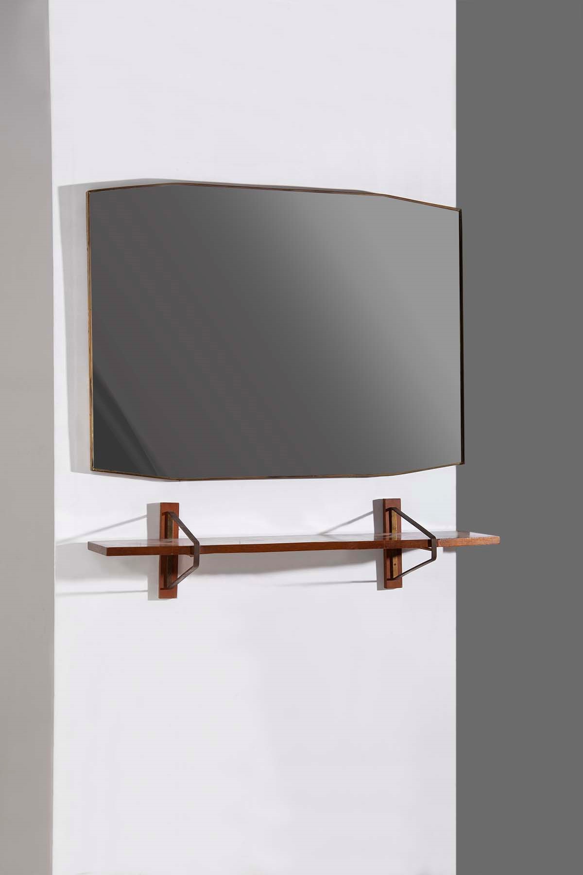 Vittorio Gregotti : Suspended console and mirror Attr.  - Auction Collector Hub - LTWID Auction House