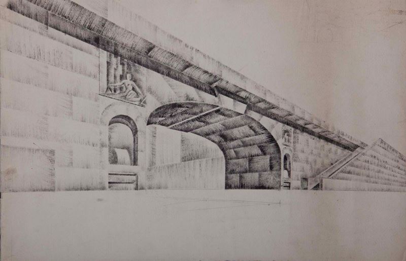 Disegno Futurista ponte