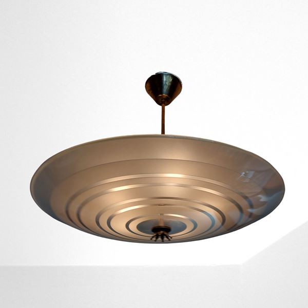 Pietro Chiesa - Hanging Lamp for Fontana Arte, published