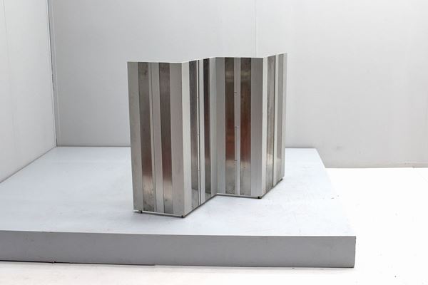 Salvatore Messina - Scultura 'Tensioni sul piano orizzontale'