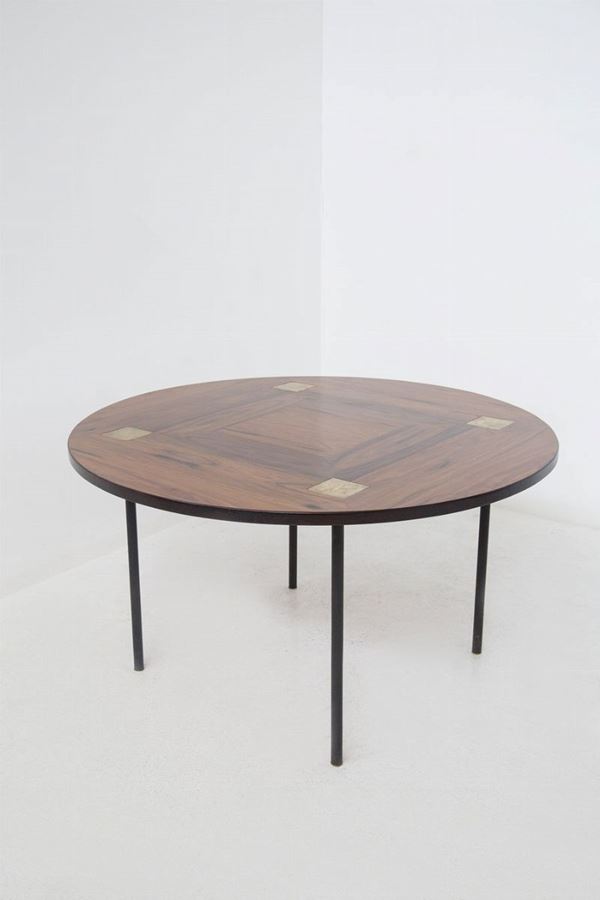 Ettore Sottsass -  Wooden Living Room Table Ettore Sottsass, Published