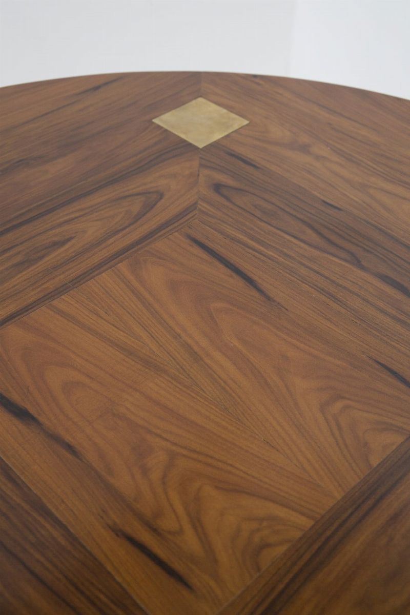 Ettore Sottsass Wooden Living Room Table, 50s, Published
