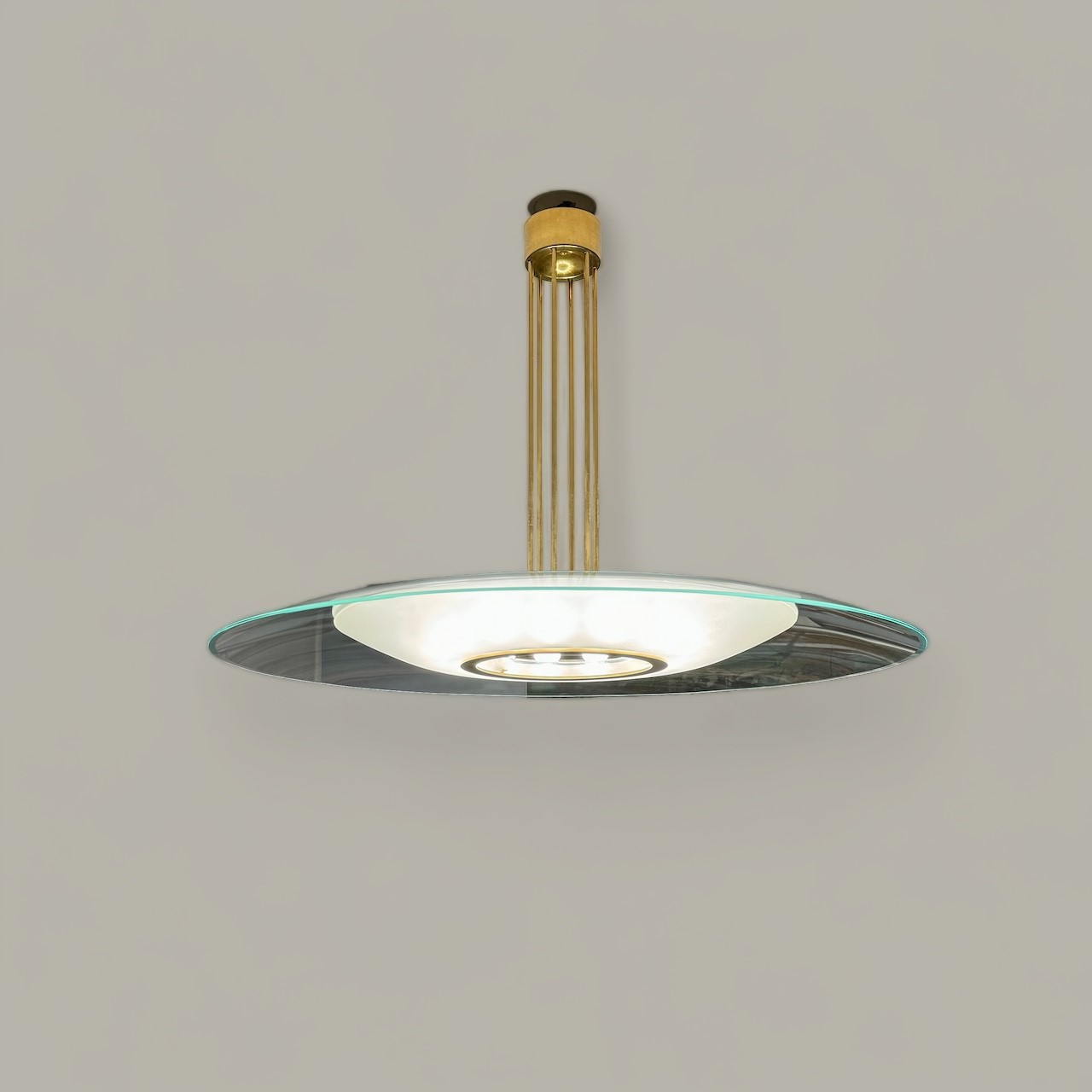 Max Ingrand - Lampada a Sospensione Mod. 1498