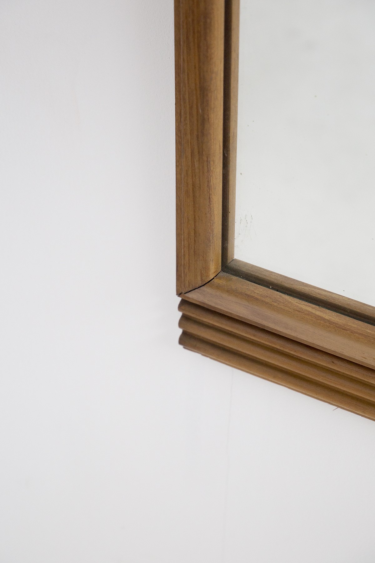 Specchio da Parete di Paolo Buffa con Cornice in Noce