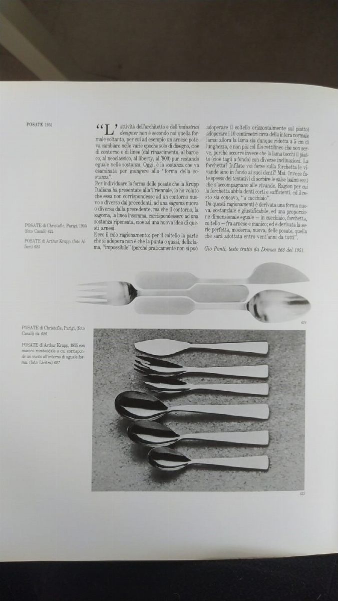 Gio Ponti Vintage Set Of 12 Chromed Steel Tableware