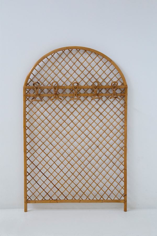 Bamboo coat rack