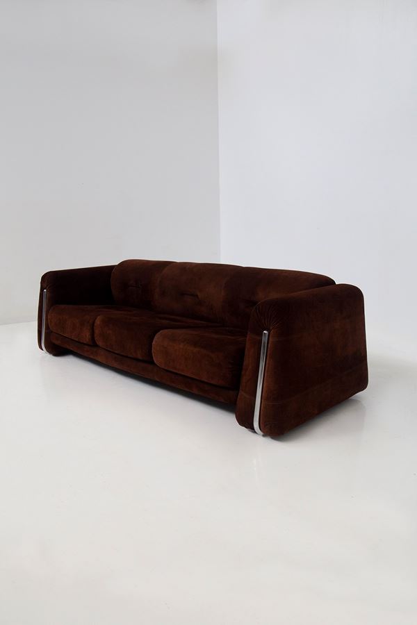 Italian Suede Sofa